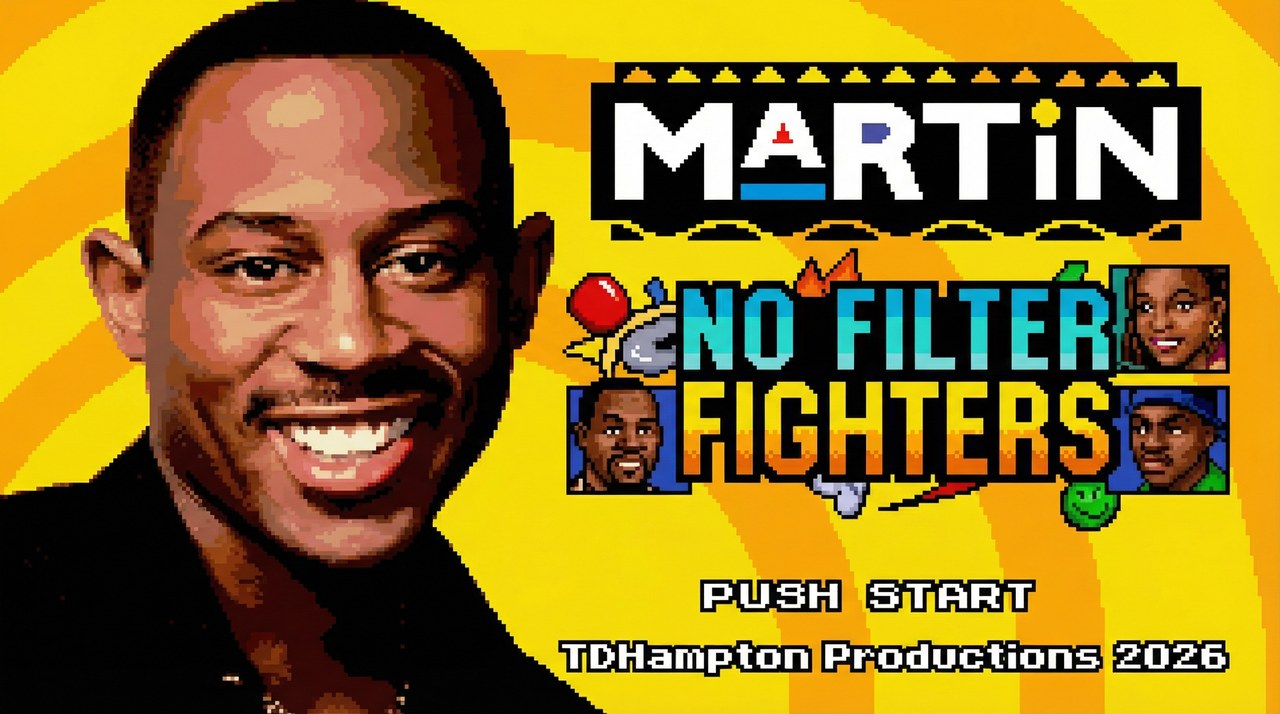 Martin: No Filter Fighters logo